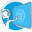 Interactive course to learn and practice your skills Learning as good as in-class