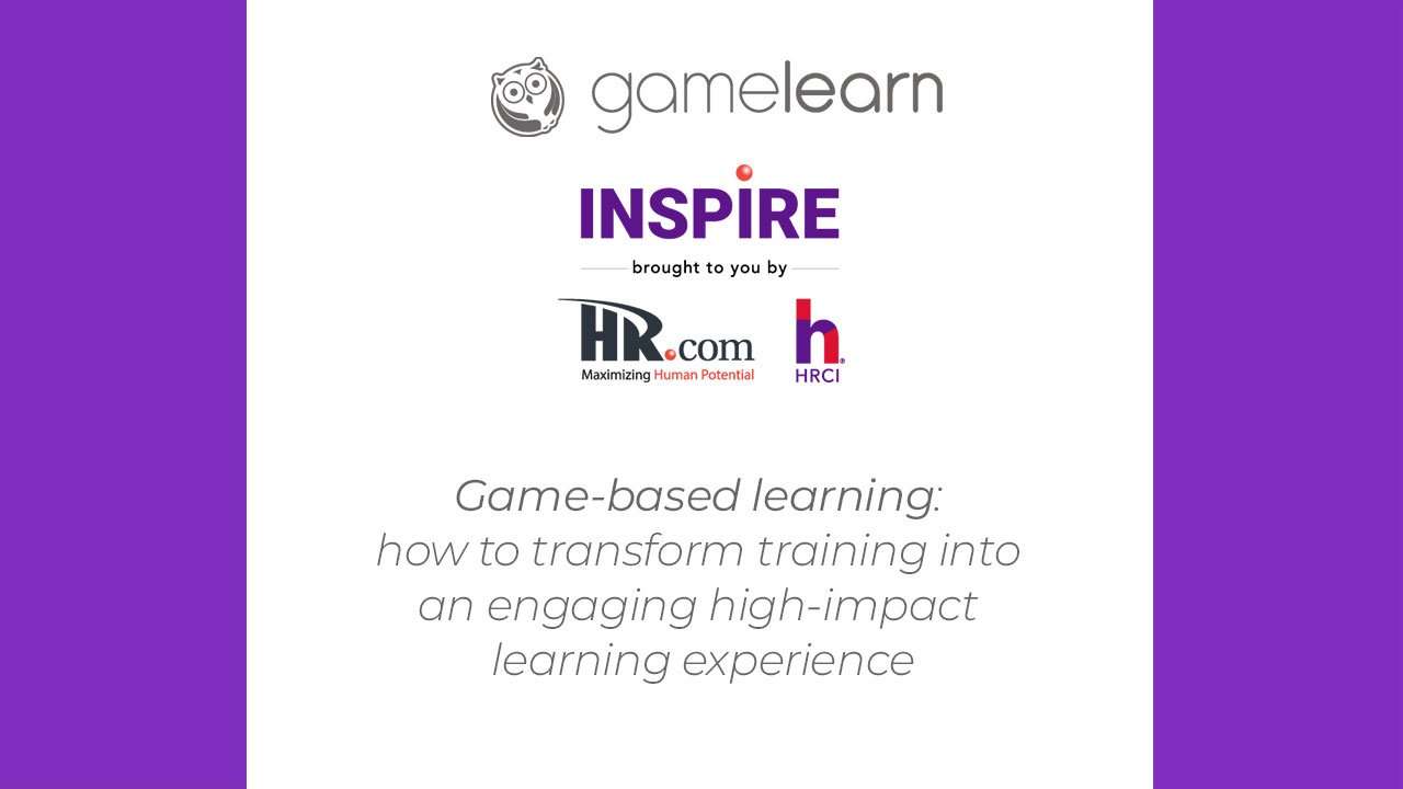 Gamelearn dazzles with a gamified, interactive webinar at the virtual HR conference ‘Inspire 2020’