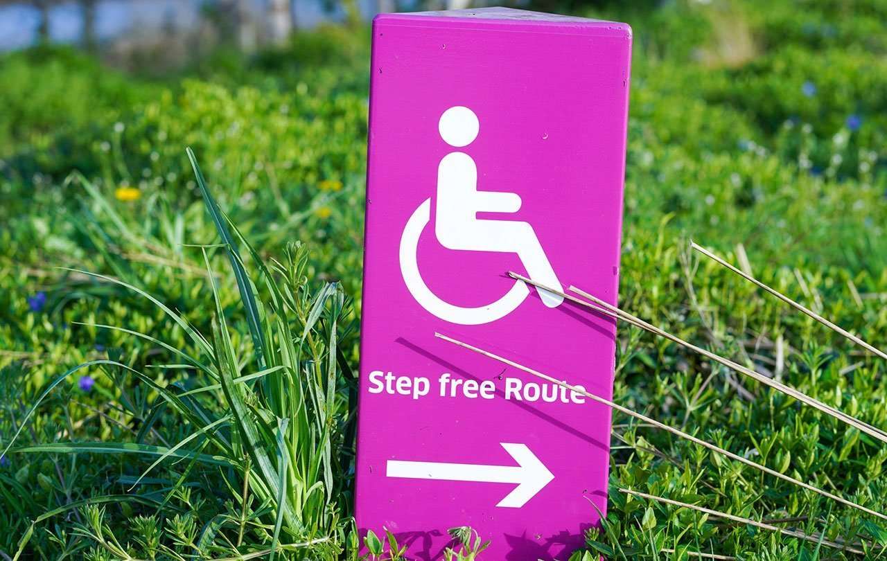 Handicapped sign