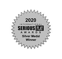 Gamelearn award International Serious Play Awards 2020 gray logo