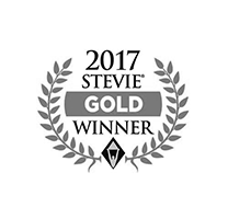 Gamelearn award Stevie Award 2017 gray logo
