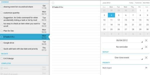 Gtasks app