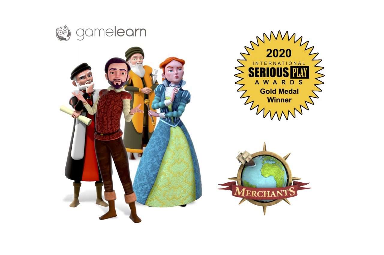 Gamelearn’s serious game Merchants wins gold at the International Serious Play Awards 2020