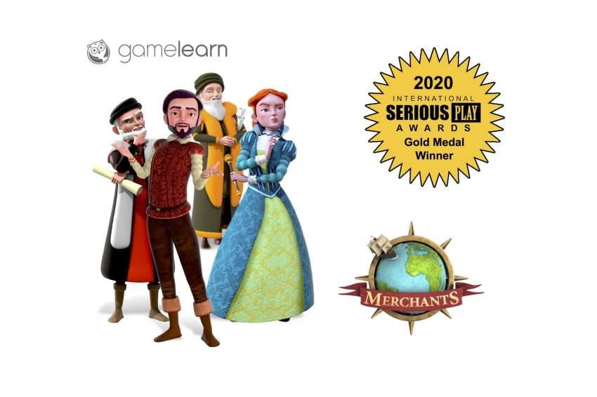 Gamelearn’s serious game Merchants wins gold at the International Serious Play Awards 2020