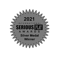 Gamelearn Award Serious Play Awards 2021 grey logo