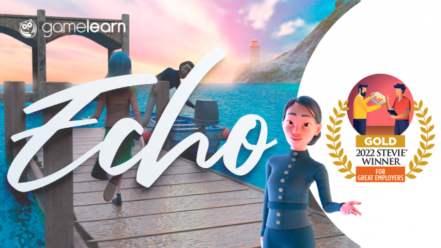 Echo, le serious game de Gamelearn sur le coaching, remporte le Stevie Award d'or 