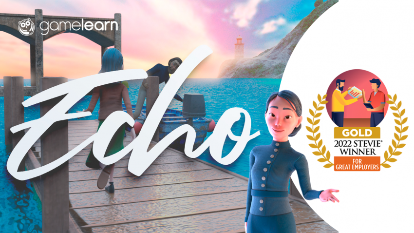 Serious Game Echo Wins Gold Stevie Award for Great Employers